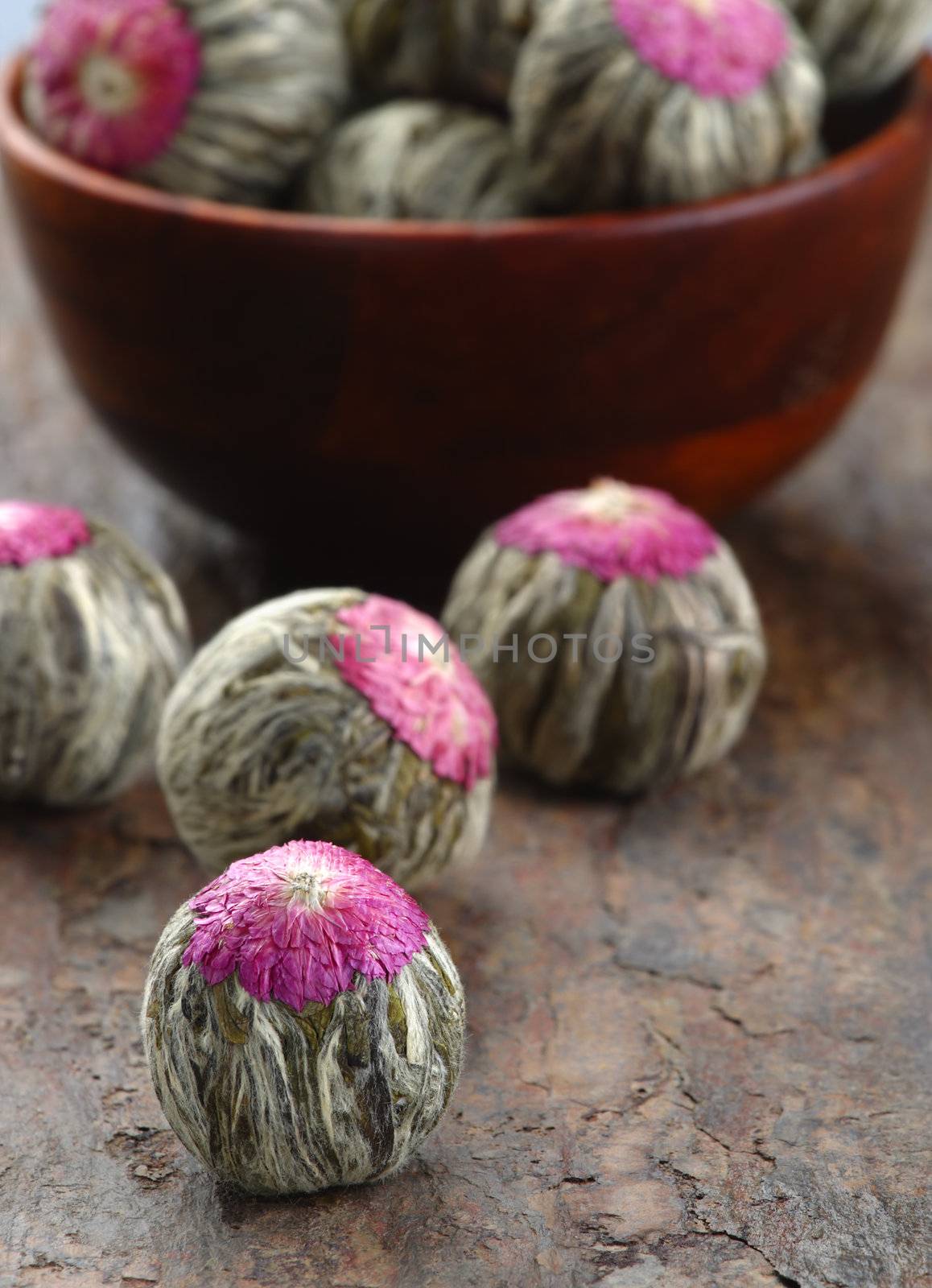 Flowering tea  by carterphoto