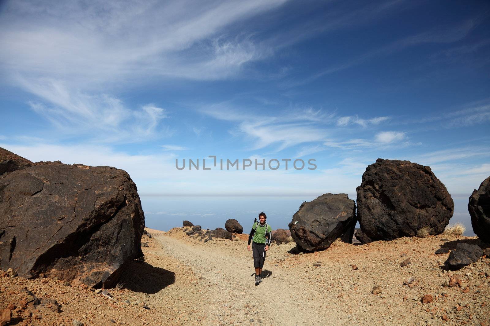 Hiking on Teide Tenerife by Maridav