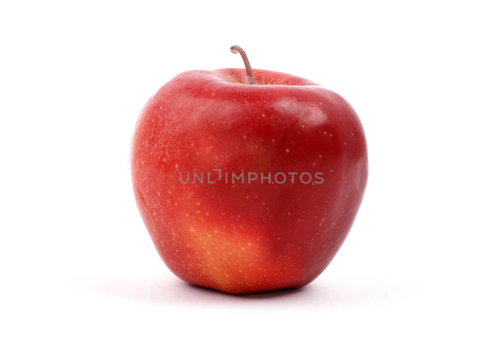 Apple isolated on white background                