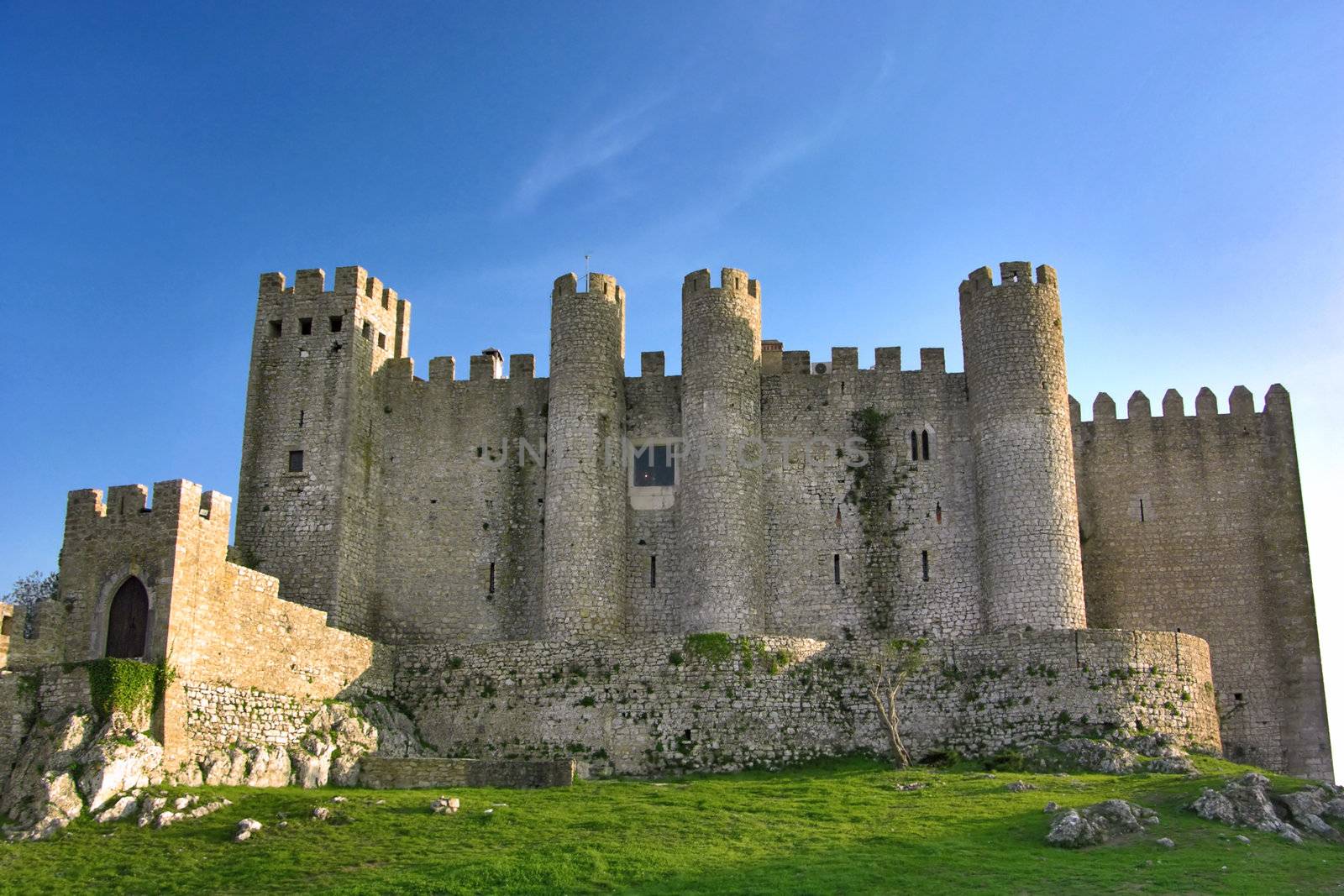 Beautiful famous castle of �bidos in Portugal 