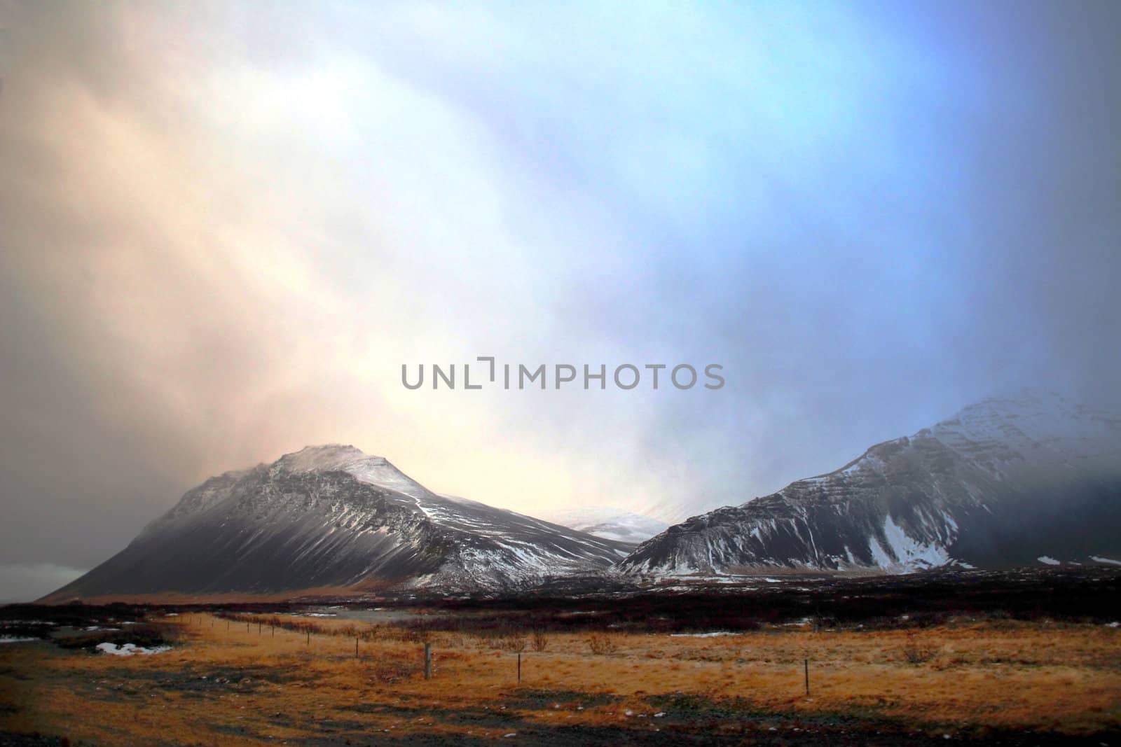 winter landscape in Iceland by craetive