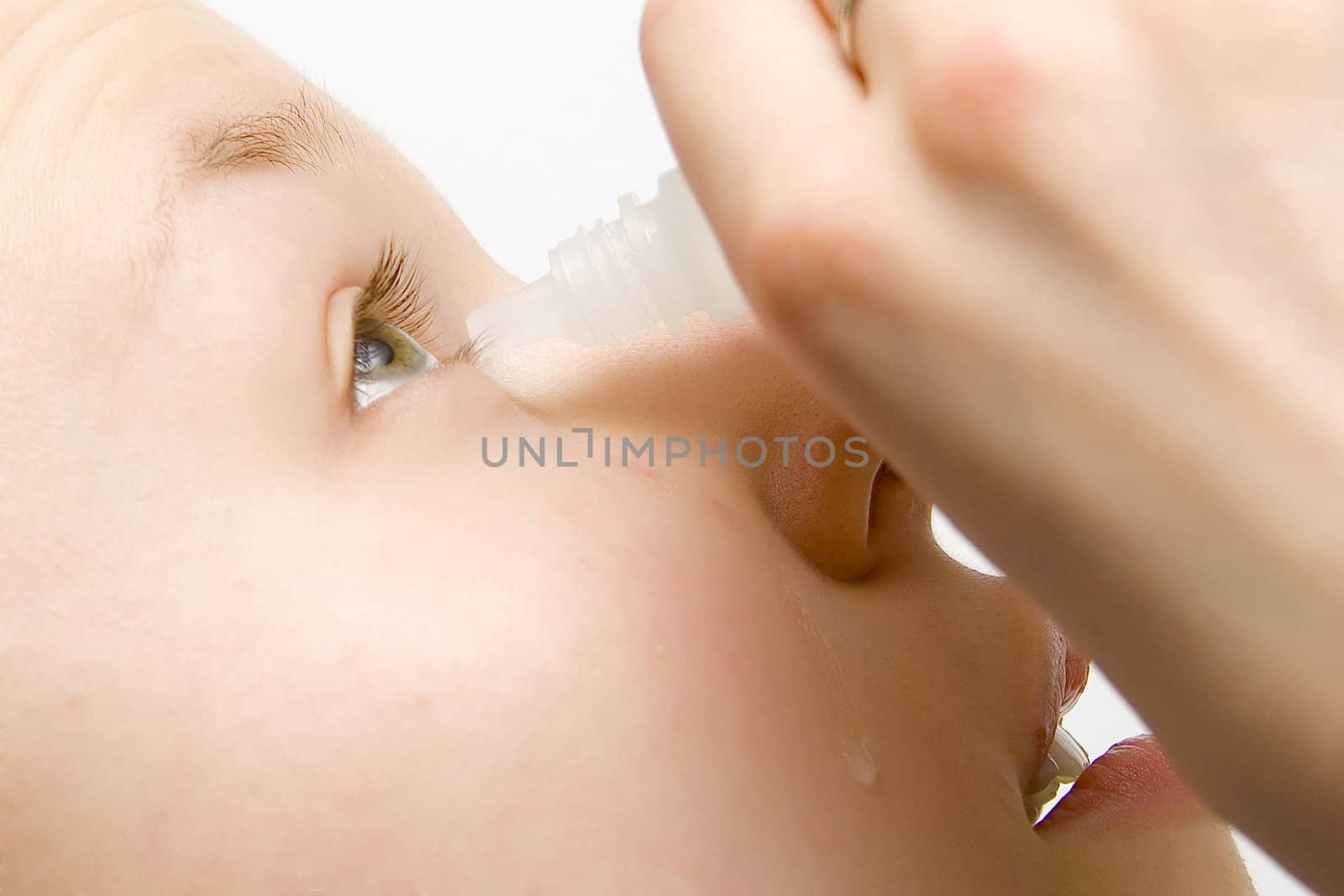 Girl drops in the eye by denisklimov