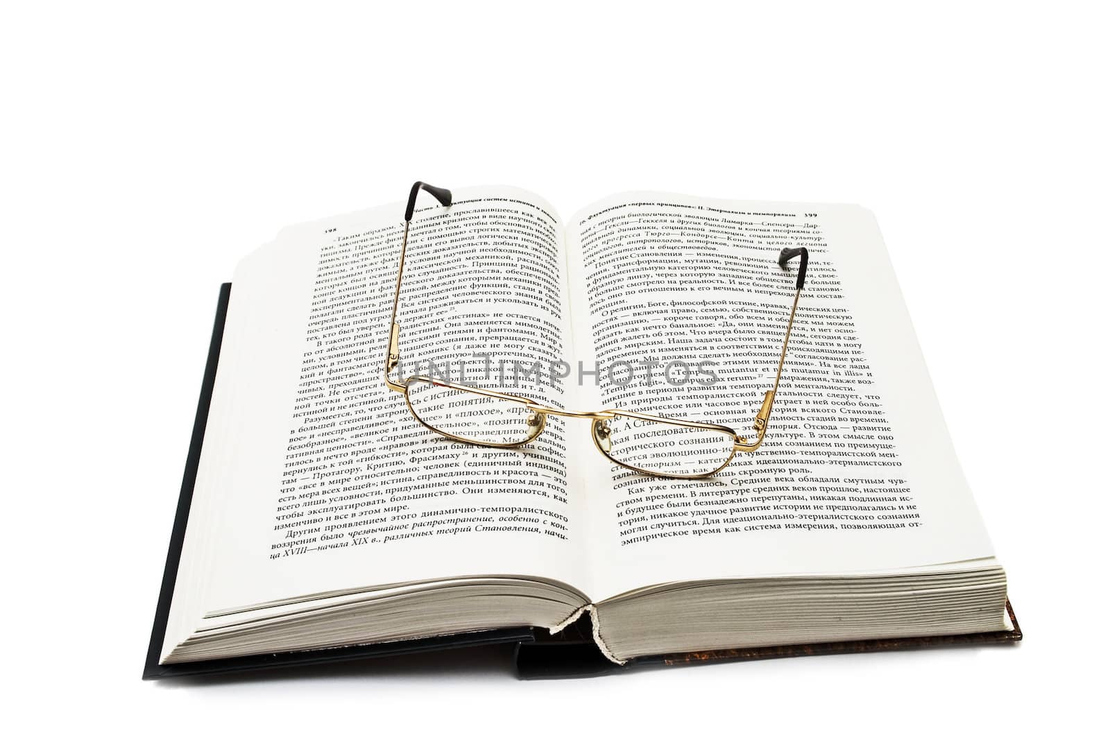 Book and glasses by denisklimov