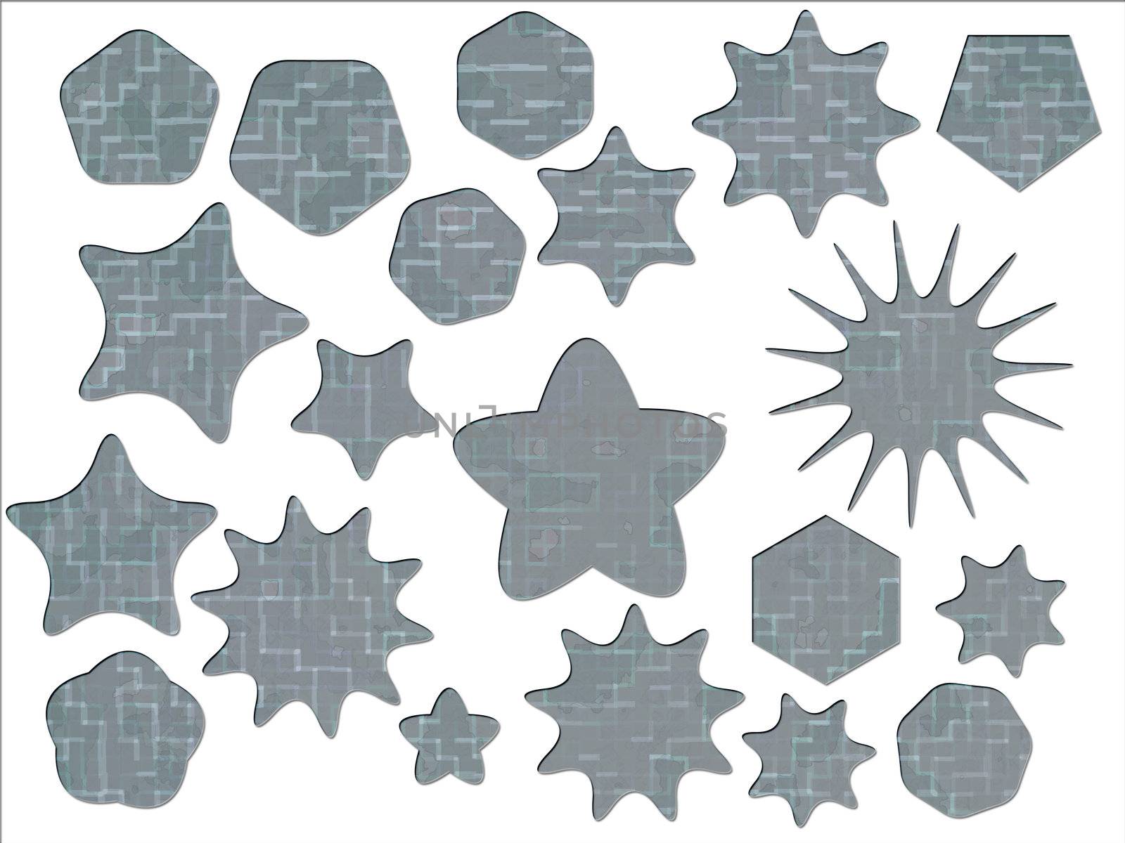 ACU Universal Army Urban Camouflage Effect Special offer Badges and Star Shapes