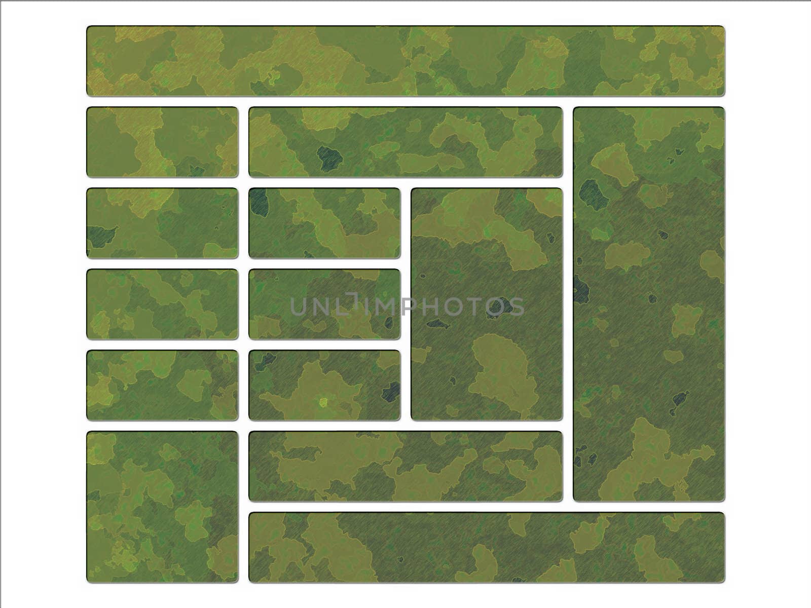 Green Jungle British DPM Style Military Camouflage Effect Web In by bobbigmac
