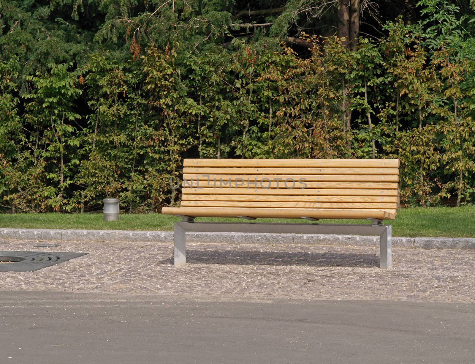 wood and metal bench by Ric510