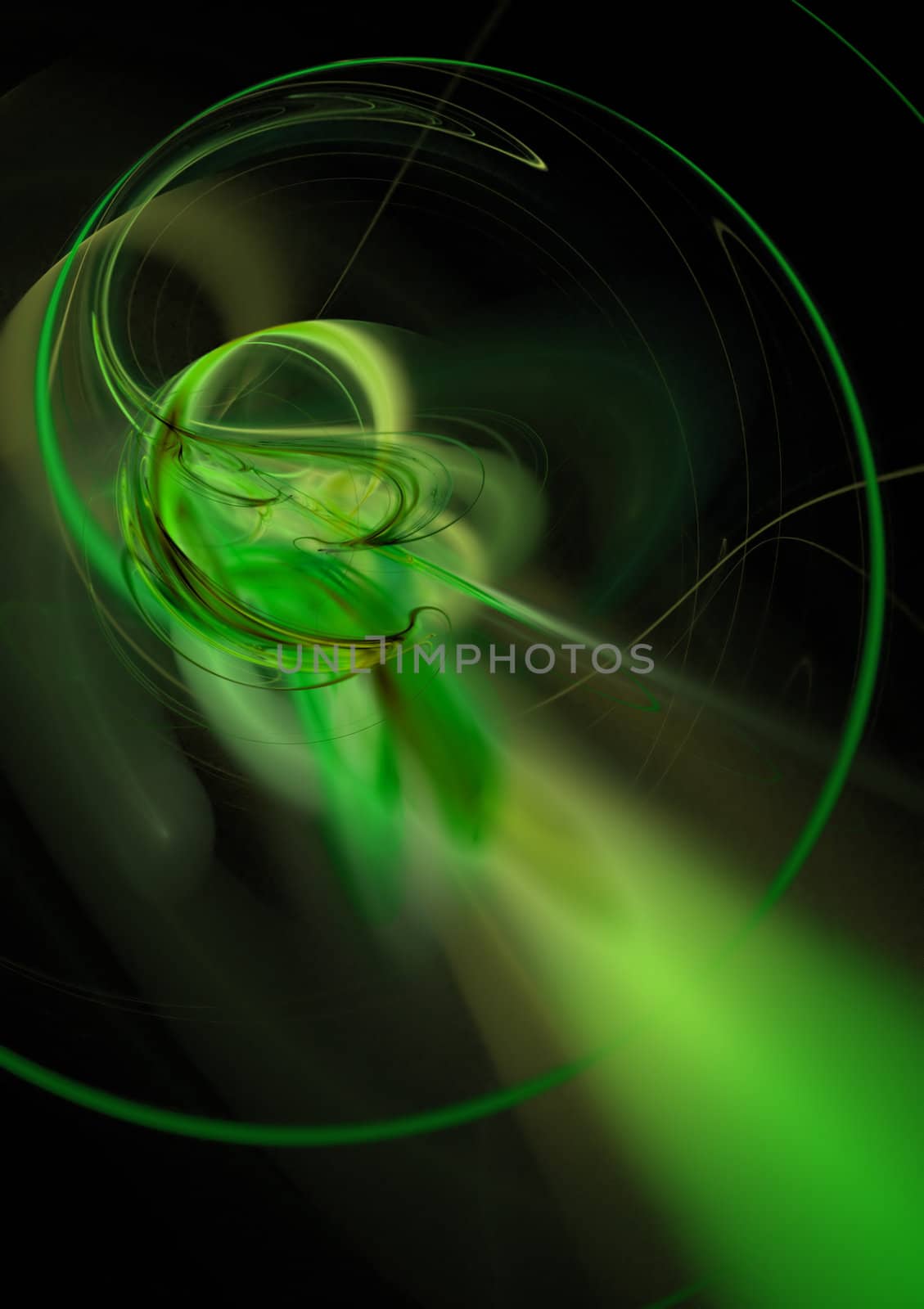 3D abstract green plasma - works great as a background or art element in any design.
