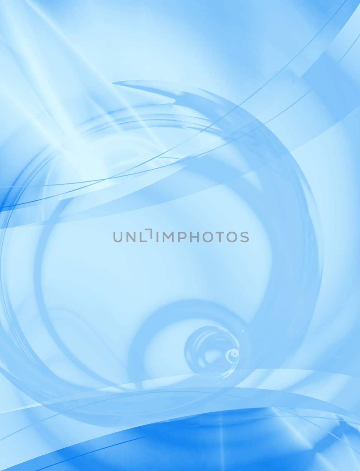 A blue abstract layout you can use as a template for any design piece.
