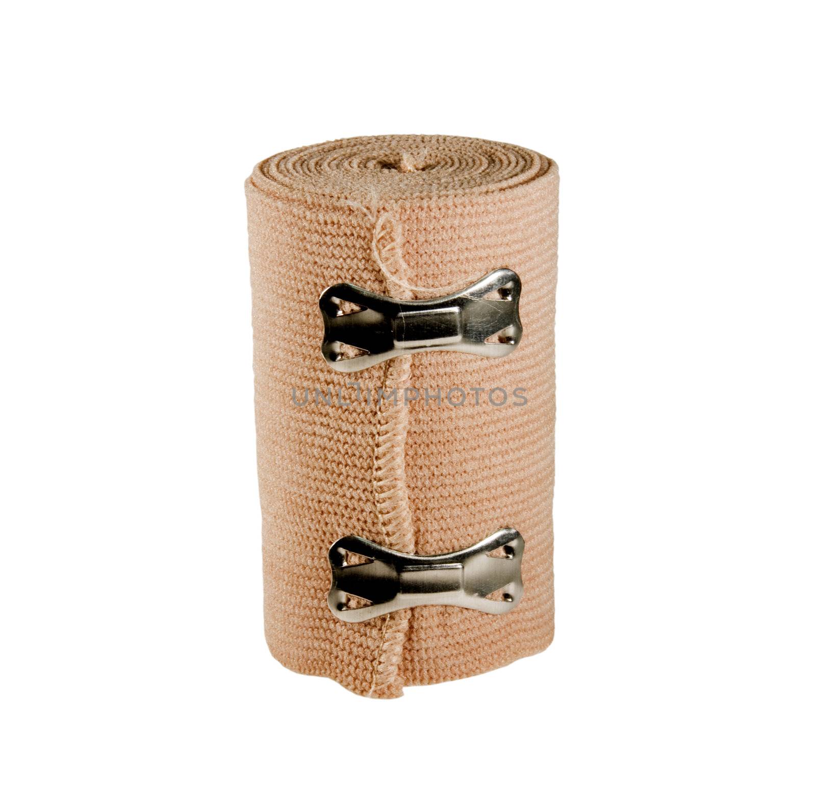 ace bandage roll isolated with clipping path at this size