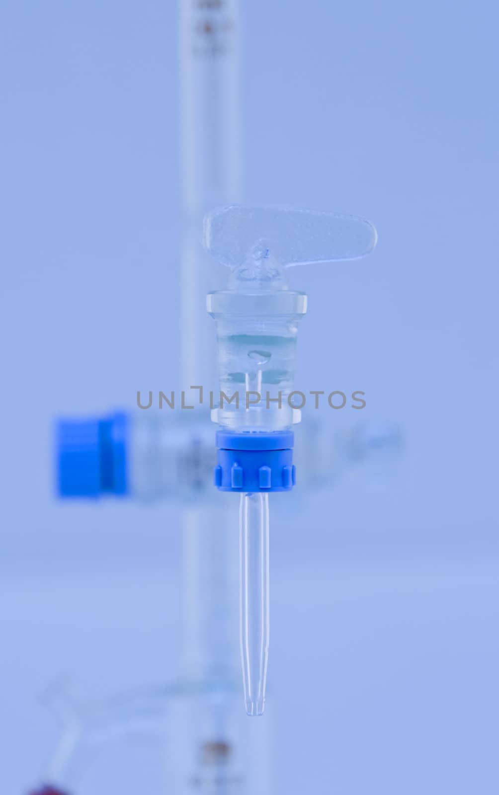 Detail of a dripper in a chemistry lab.