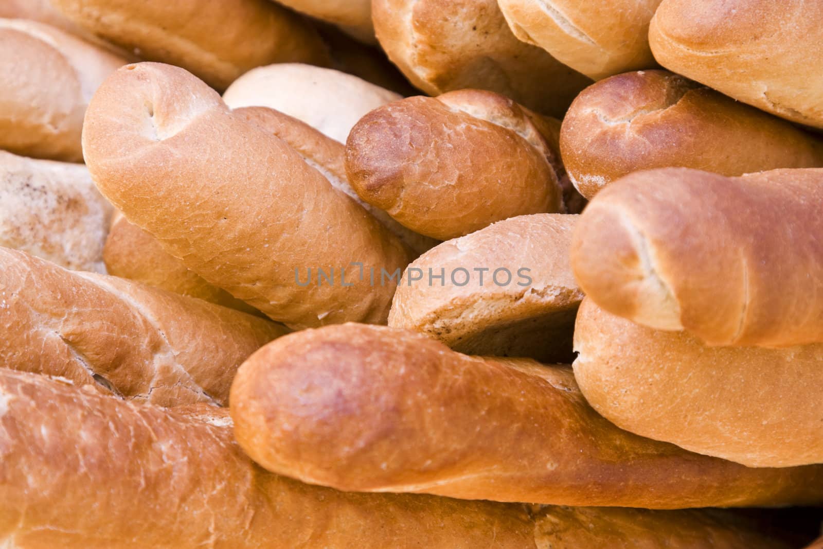 Close-up image of a some tasty baguettes.