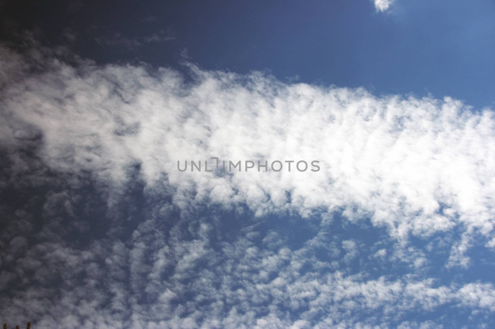 The sky with clouds on our city...