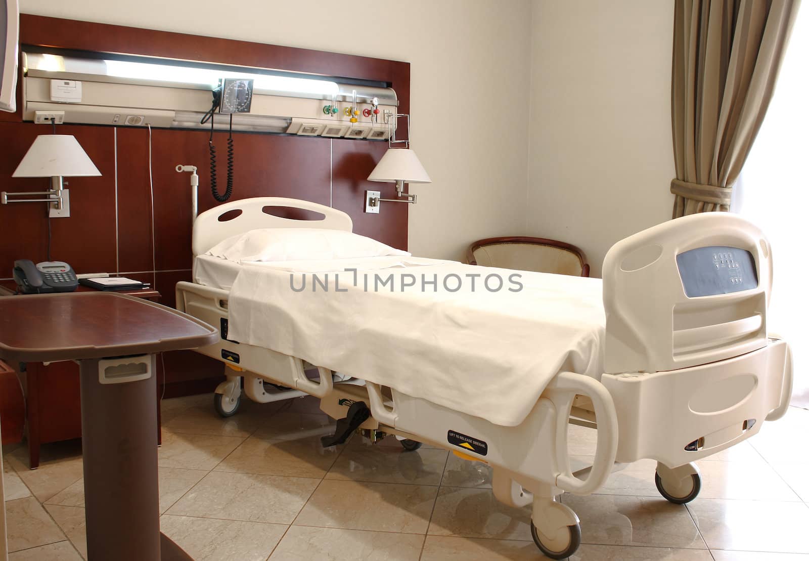 Hospital room, medical image