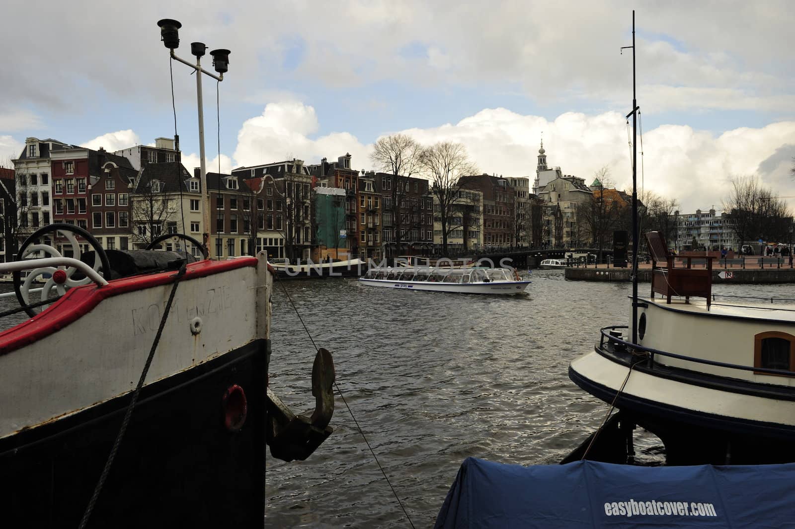 canal tour of Amsterdam on Amstel