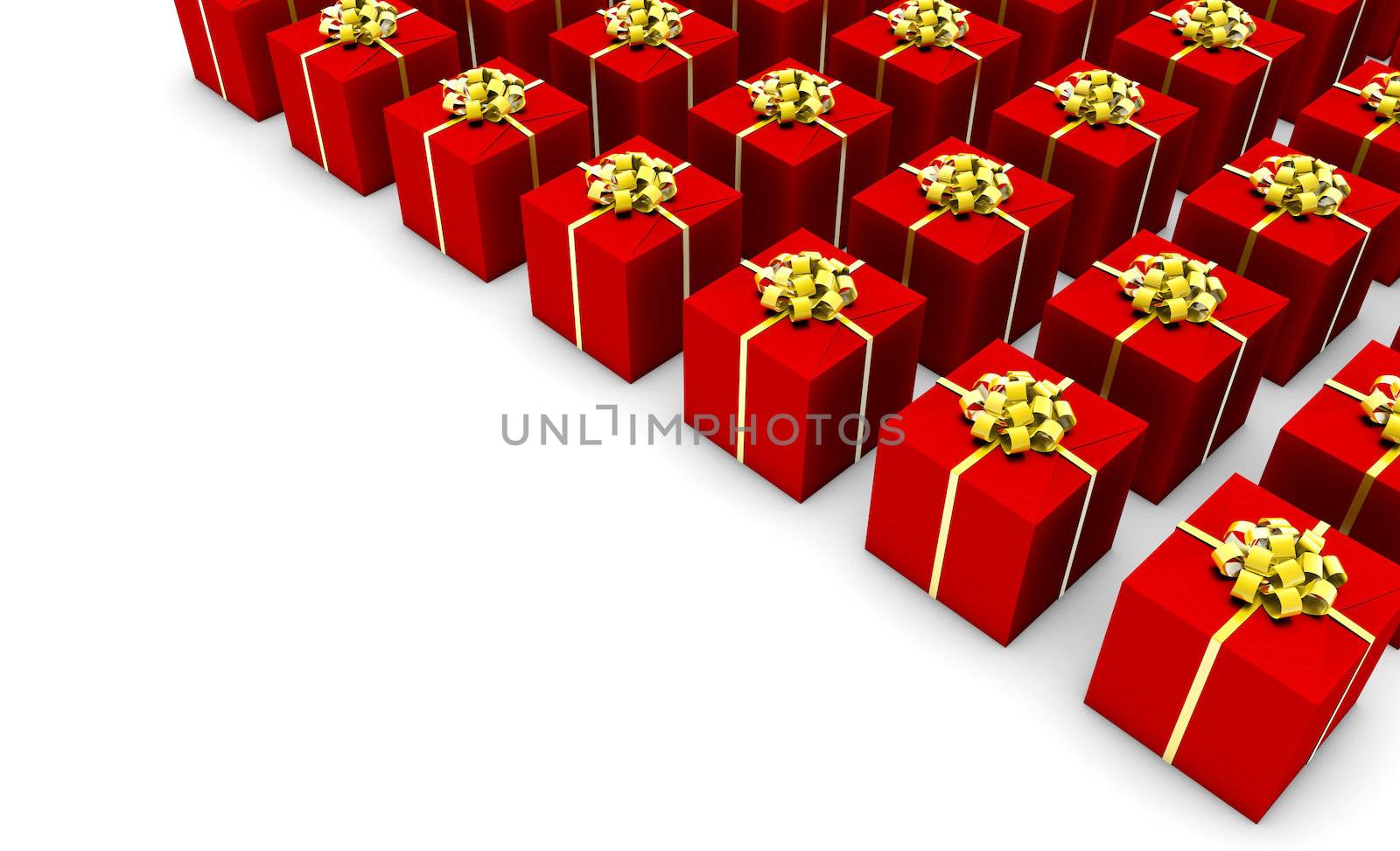 Party Gifts Background With Copy Space for Text