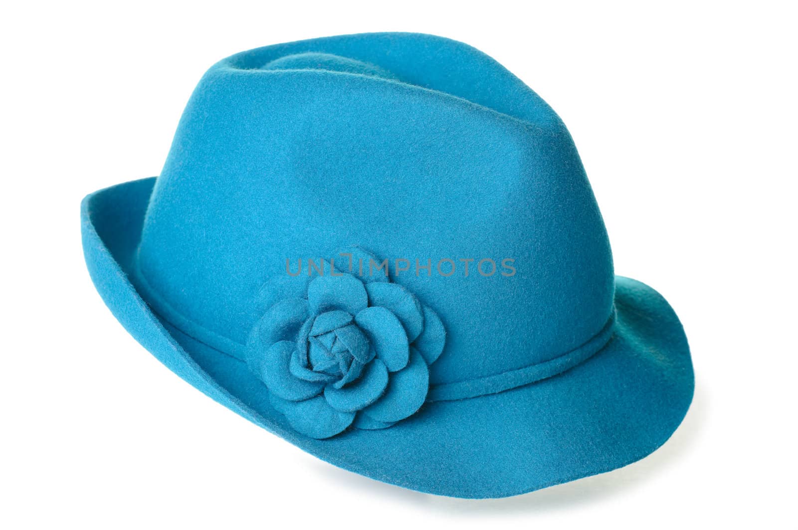 Teal felt hat by Shane9