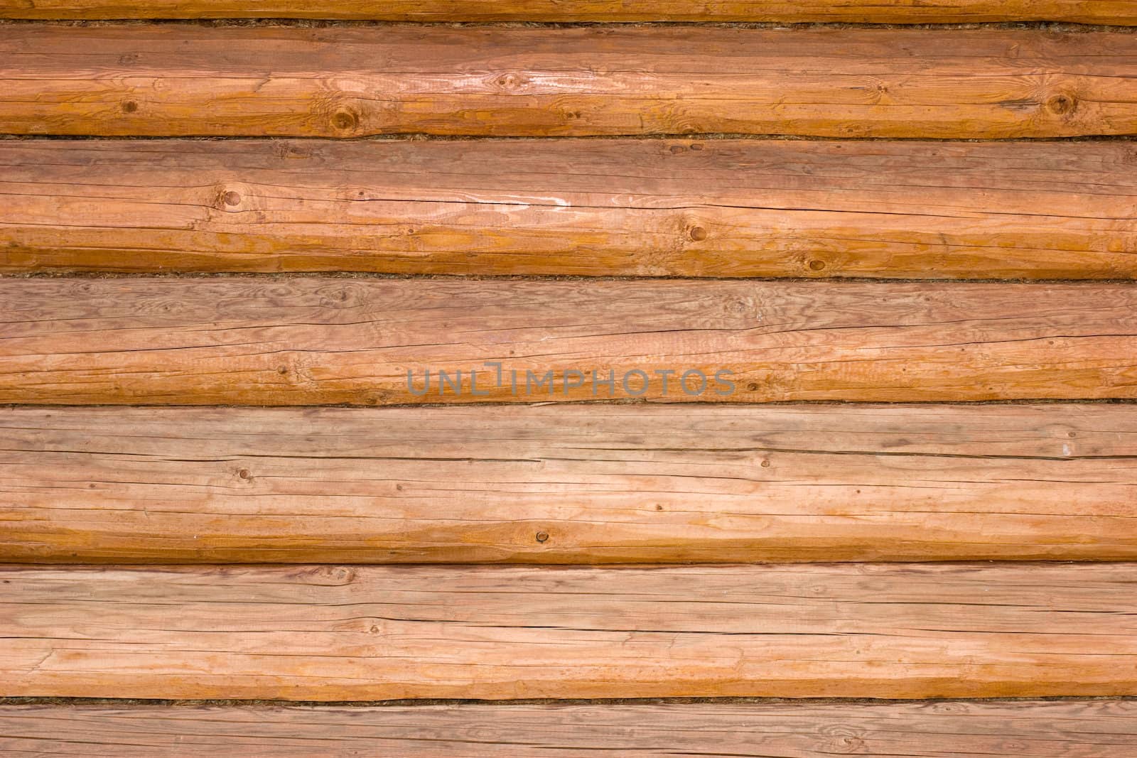 Log house wall background