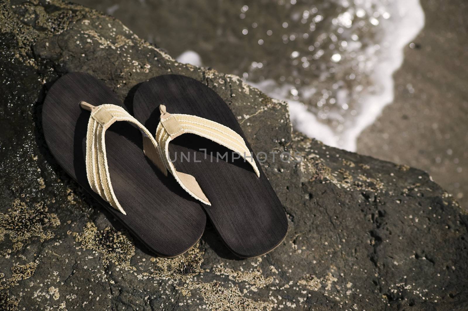 Sandals by the shore by Creatista