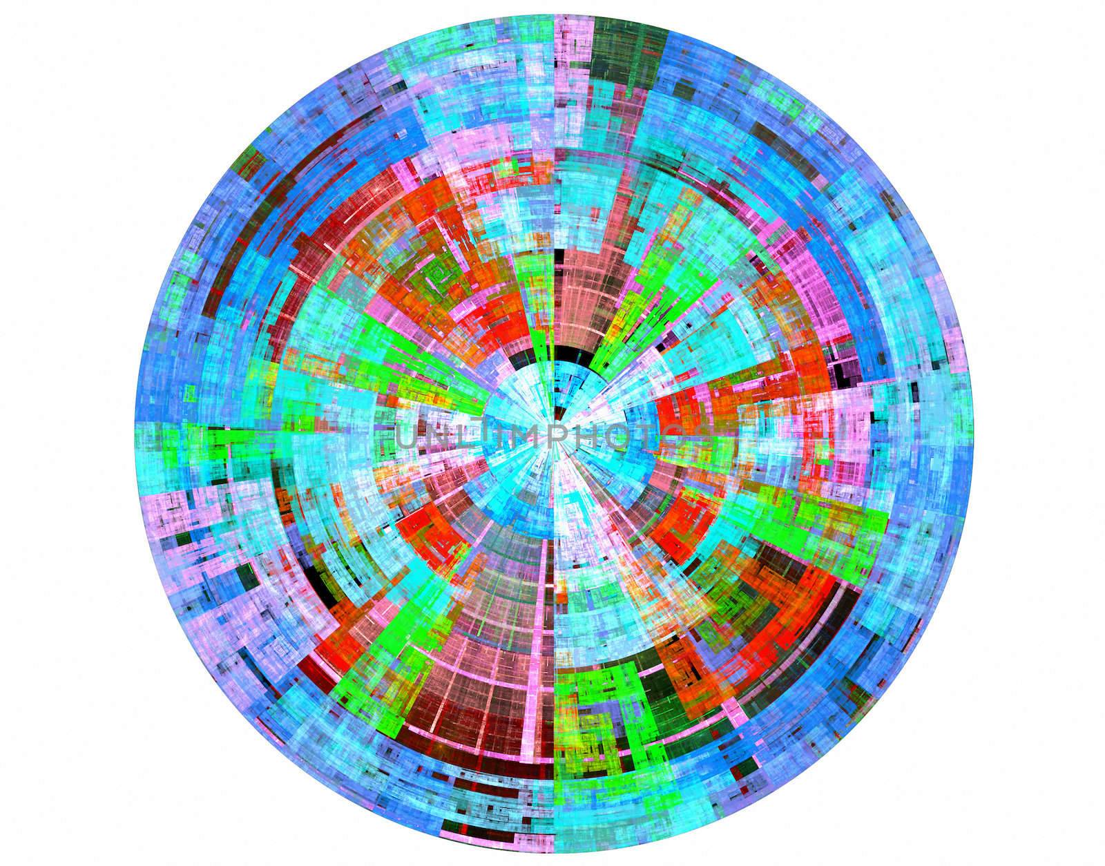 Multi-colour disk by myyayko