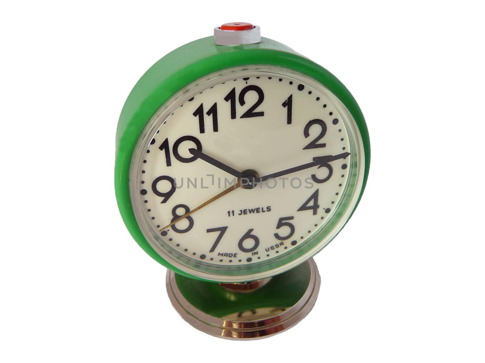 A mechanical clock is an alarm clock