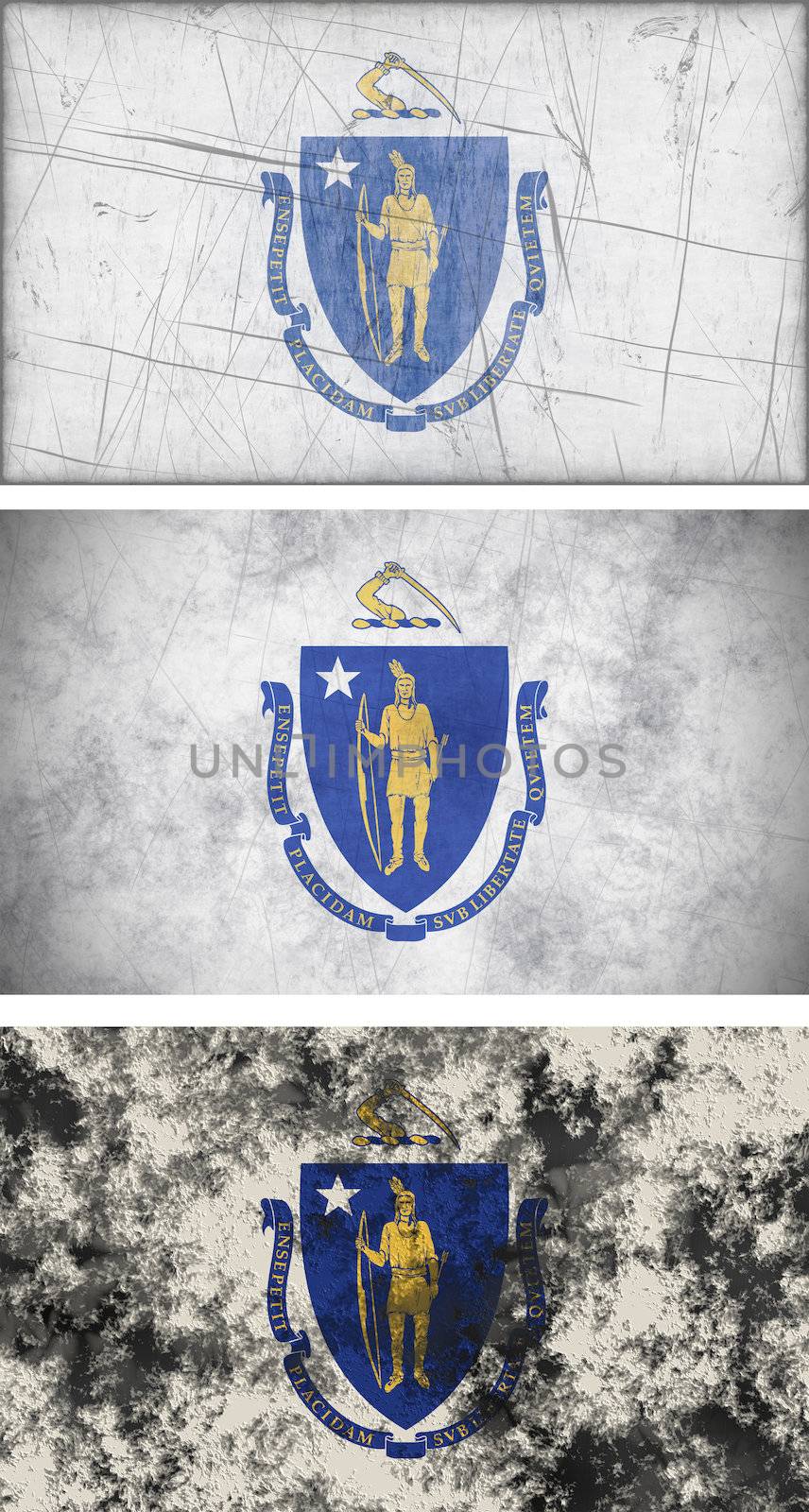 Great Image of the Flag of massachusetts