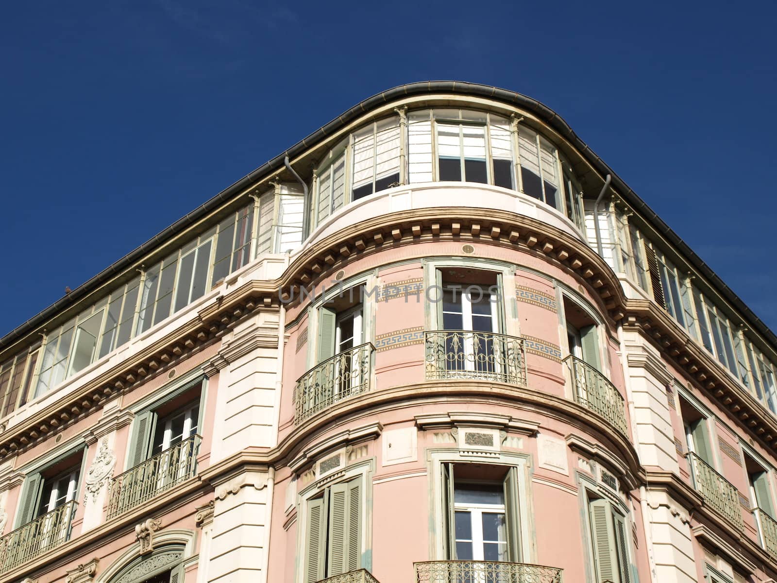 Ancient provence building in city of Hyeres