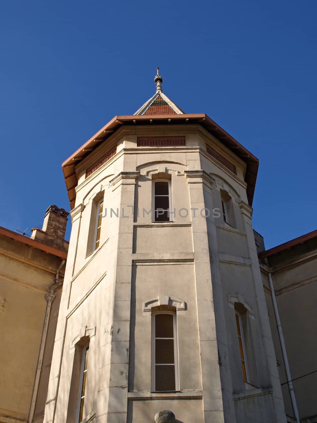 a tower of an ancient house in hyeres