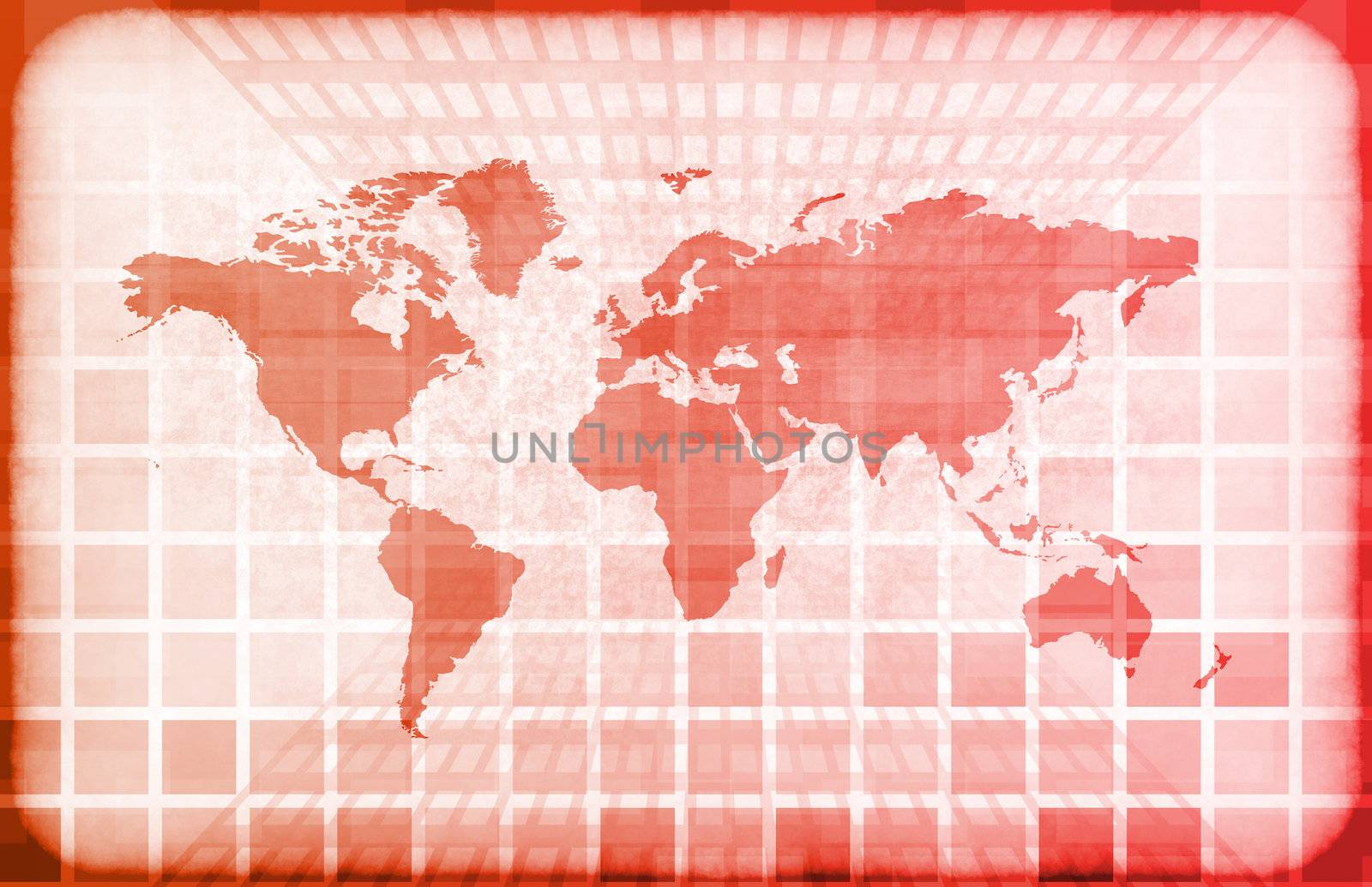 Grunge Map on a Information Technology Abstract