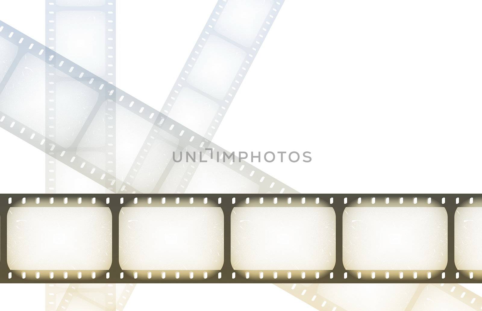 TV Channel Movie Guide on Abstract Background