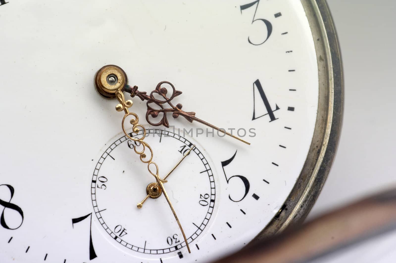 close-up of a pocket watch