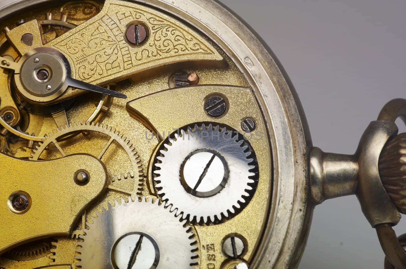 close-up of a pocket watch