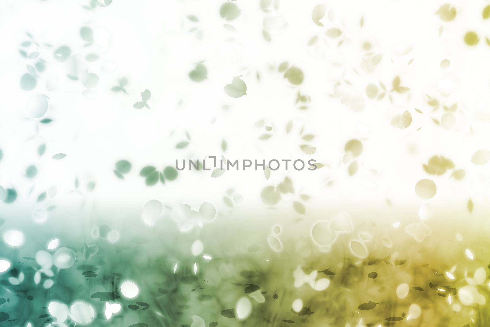 A Nostalgic Sweet Memory Falling Leaf Abstract