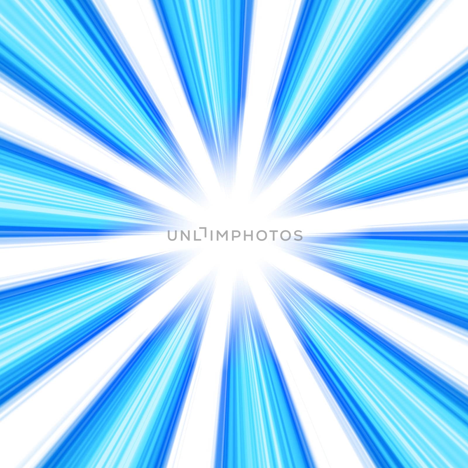 Blue Abstract Vortex by graficallyminded