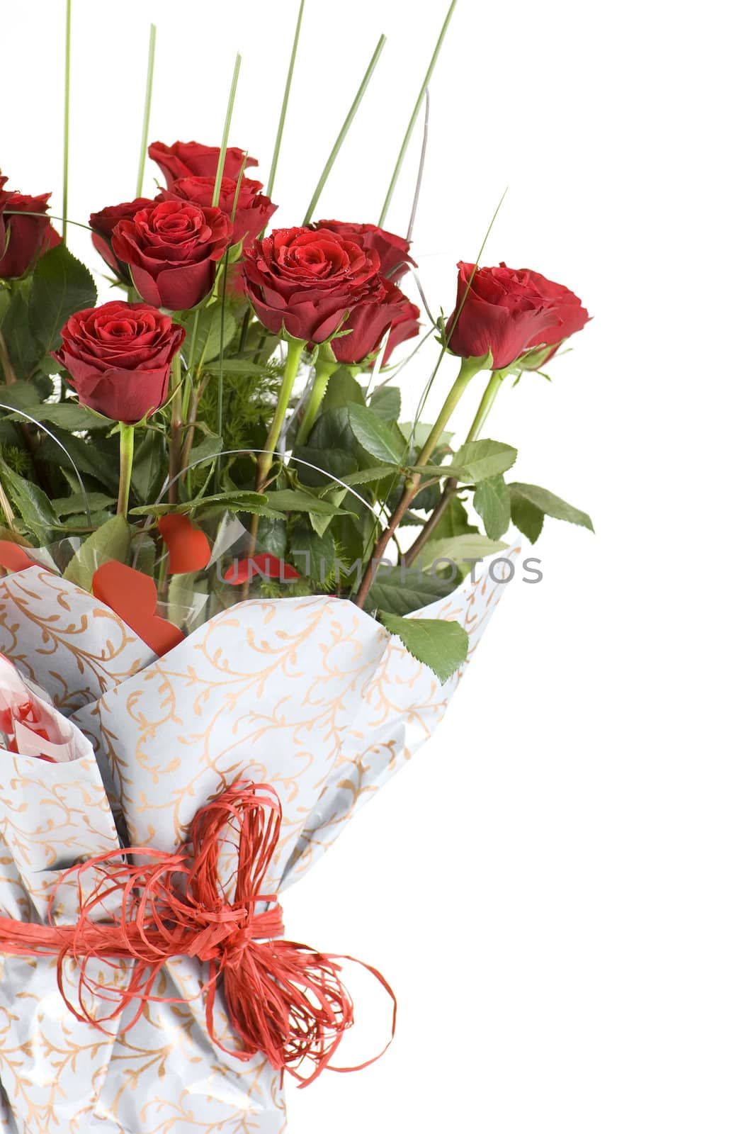 Bouquet of red roses