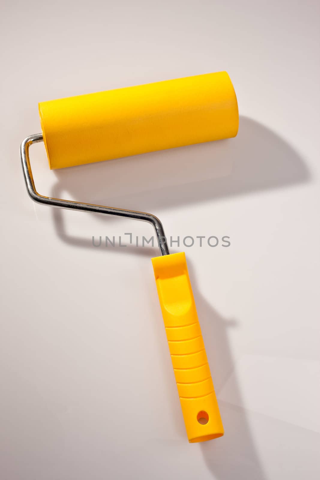 tools series: yellow soft rubber wallpaper roller