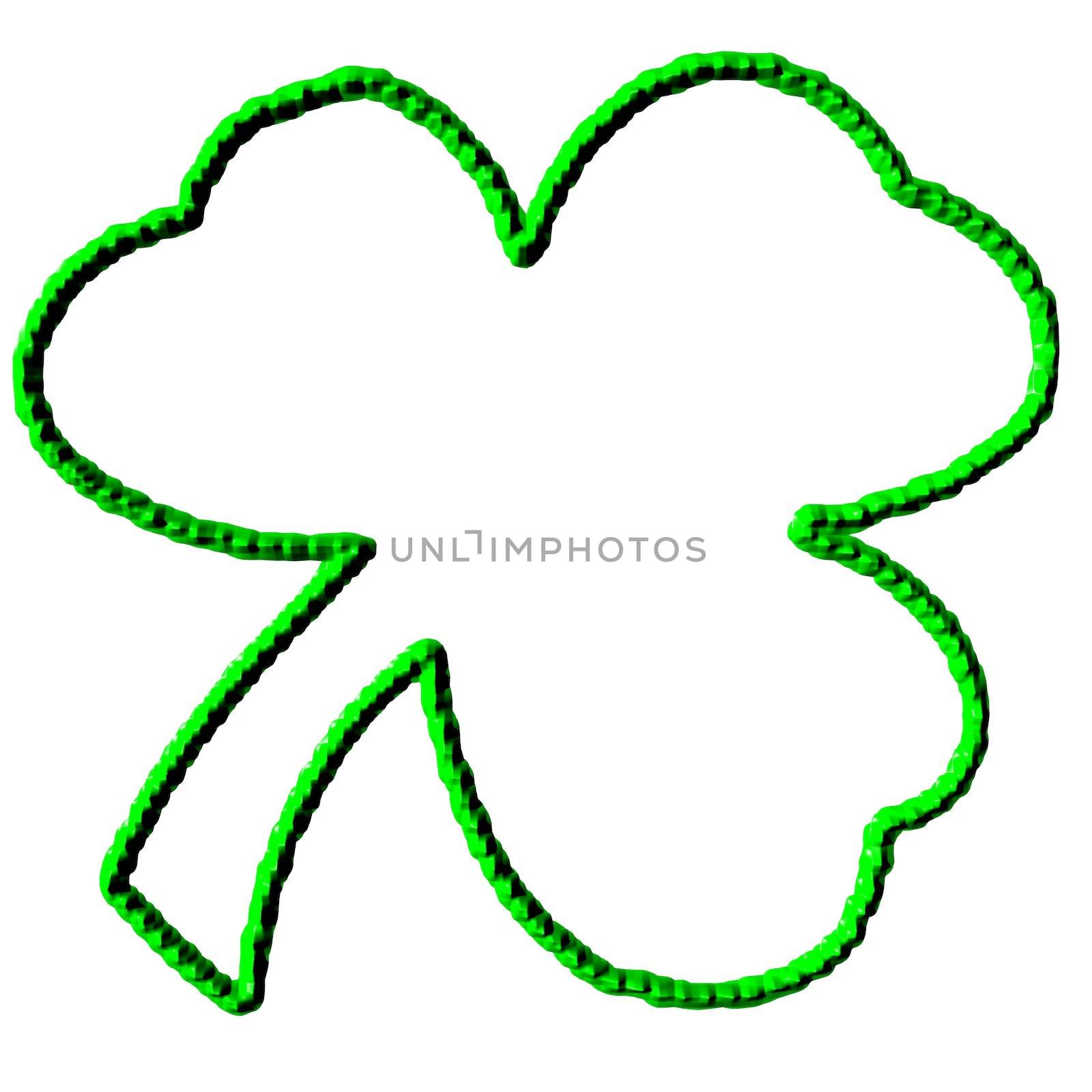 An illustration of a St. Patrick’s shamrock.