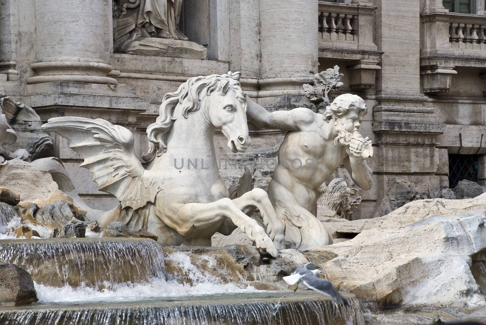 The Trevi Fountain (Italian: Fontana di Trevi) is a fountain in Rome, Italy. it is largest Baroque fountain in the city. It is located in the rione of Trevi. 