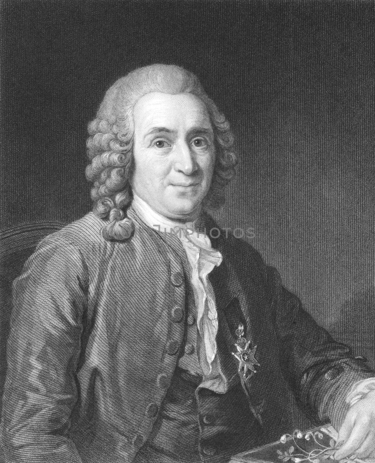 Carl Linnaeus (1707-1778) on engraving from the 1800s.
Swedish botanist, physician, and zoologist, known as the Father of modern taxonomy, and also considered as one of the fathers of modern ecology. Engraved by C.E.Wagstaff and published in London by Charles Knight, Ludgate Street..