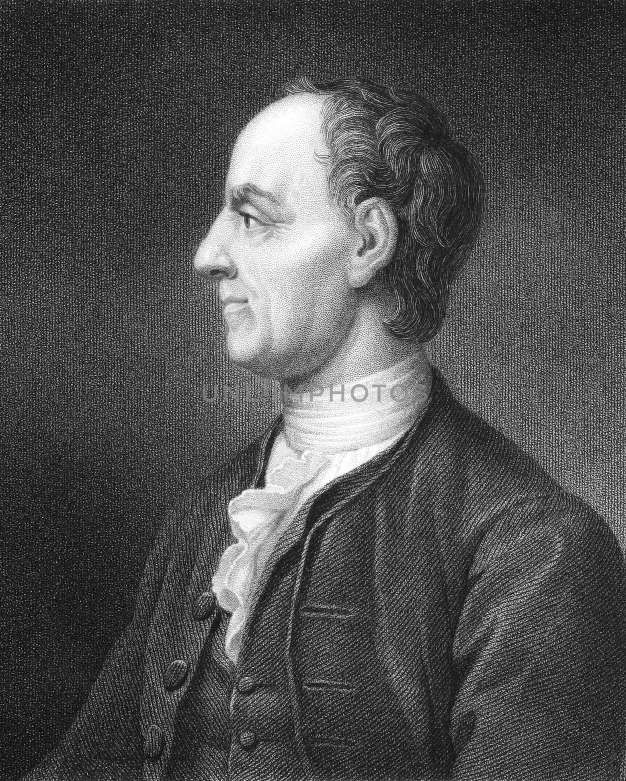 Leonhard Euler (1707-1783) on engraving from the 1800s. Swiss mathematician and physicist
Engraved by B.Holl from a picture by Lorgna and published in London by Charles Knight, Ludgate Street.