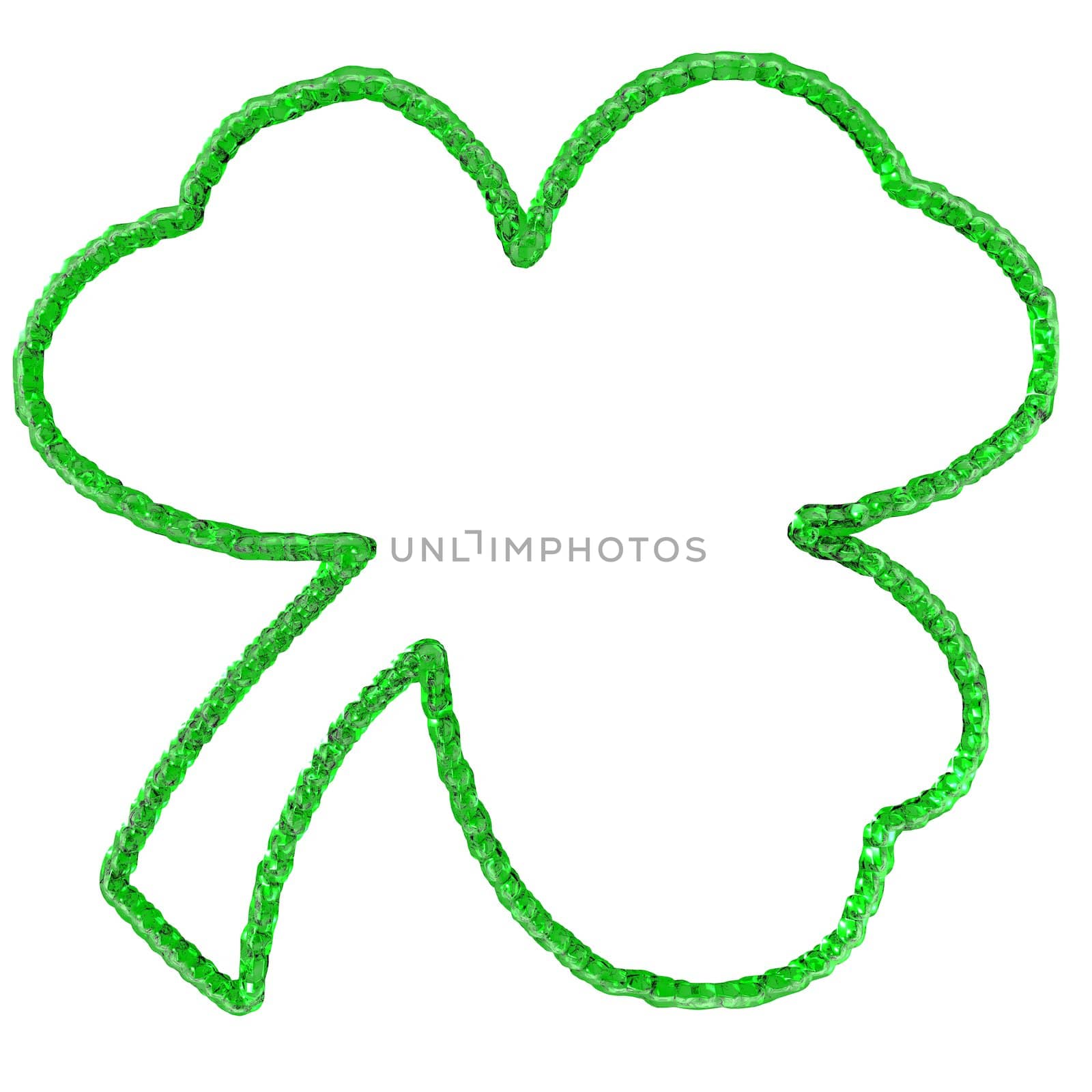 An illustration of a three leaf shamrock.