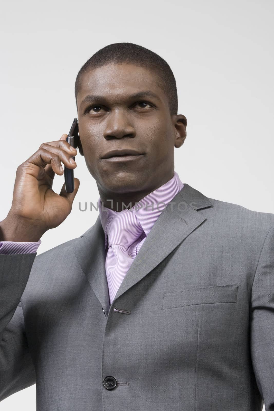 Black Business man posing 