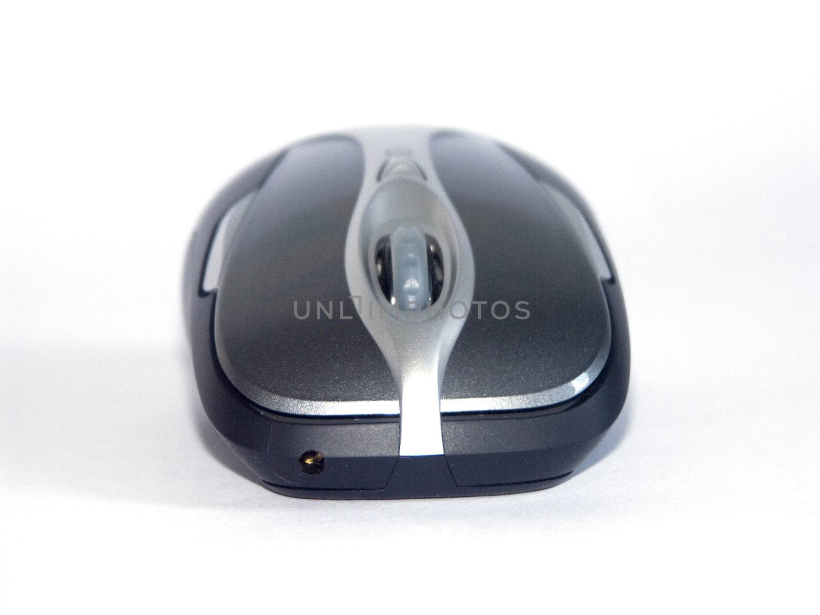 The image of the computer mouse on a homogeneous background
