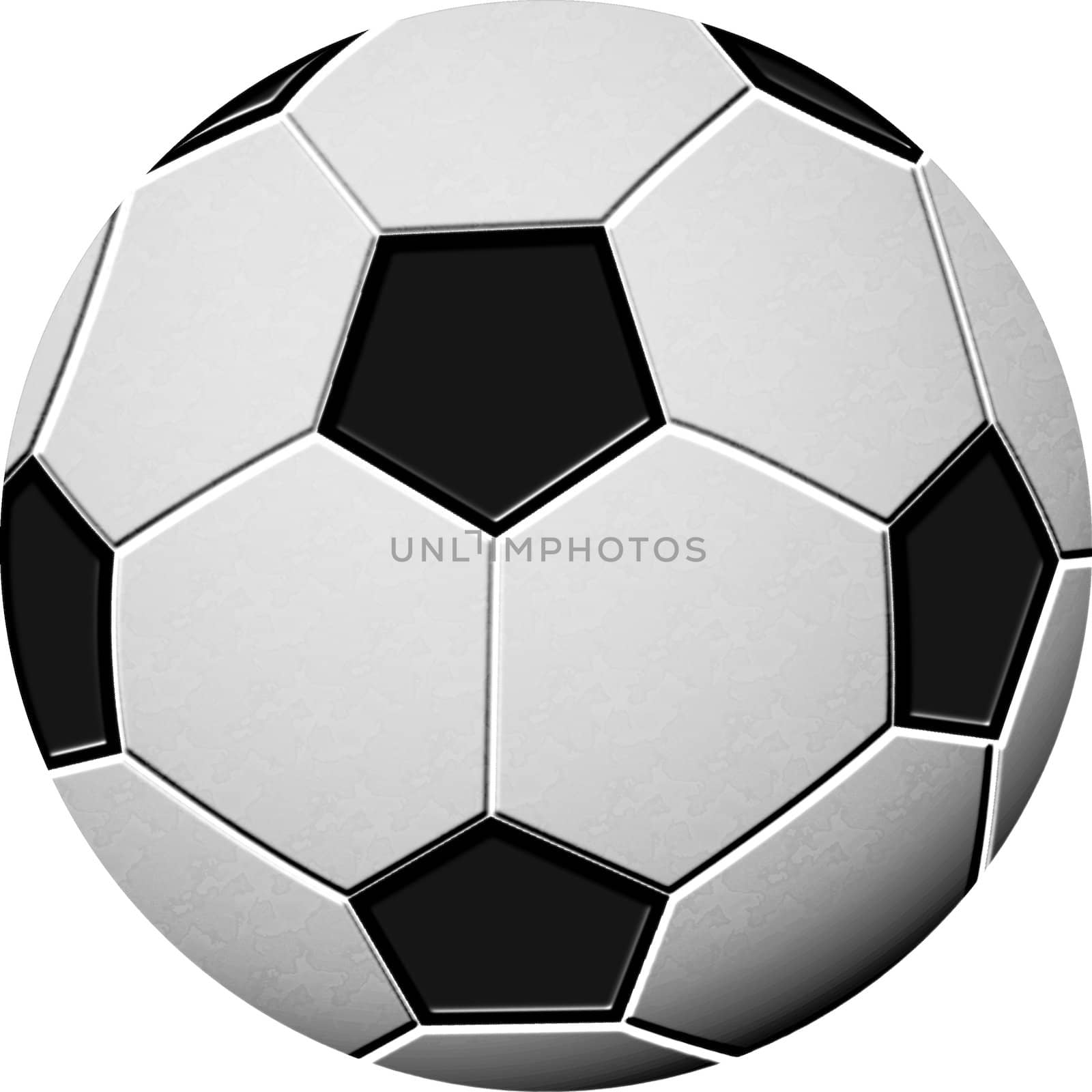 isolated soccer ball