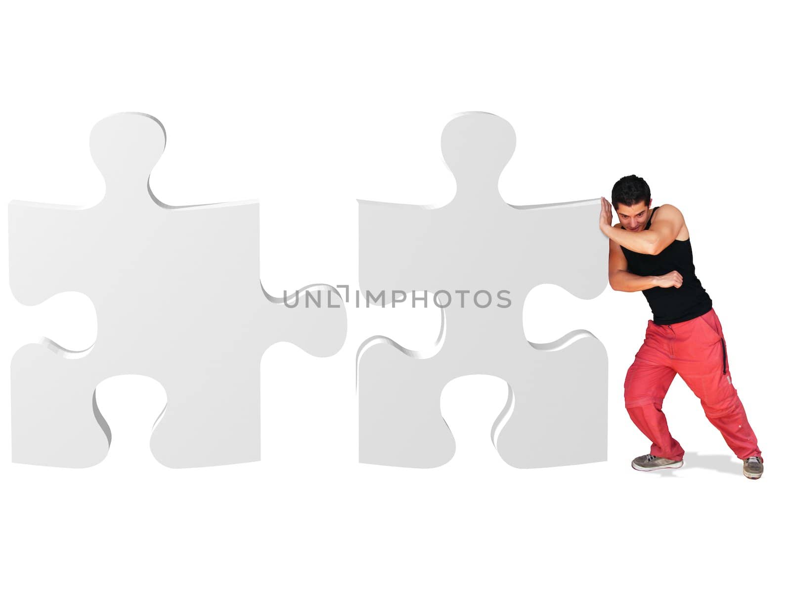 metaphor puzzle man by hayaship