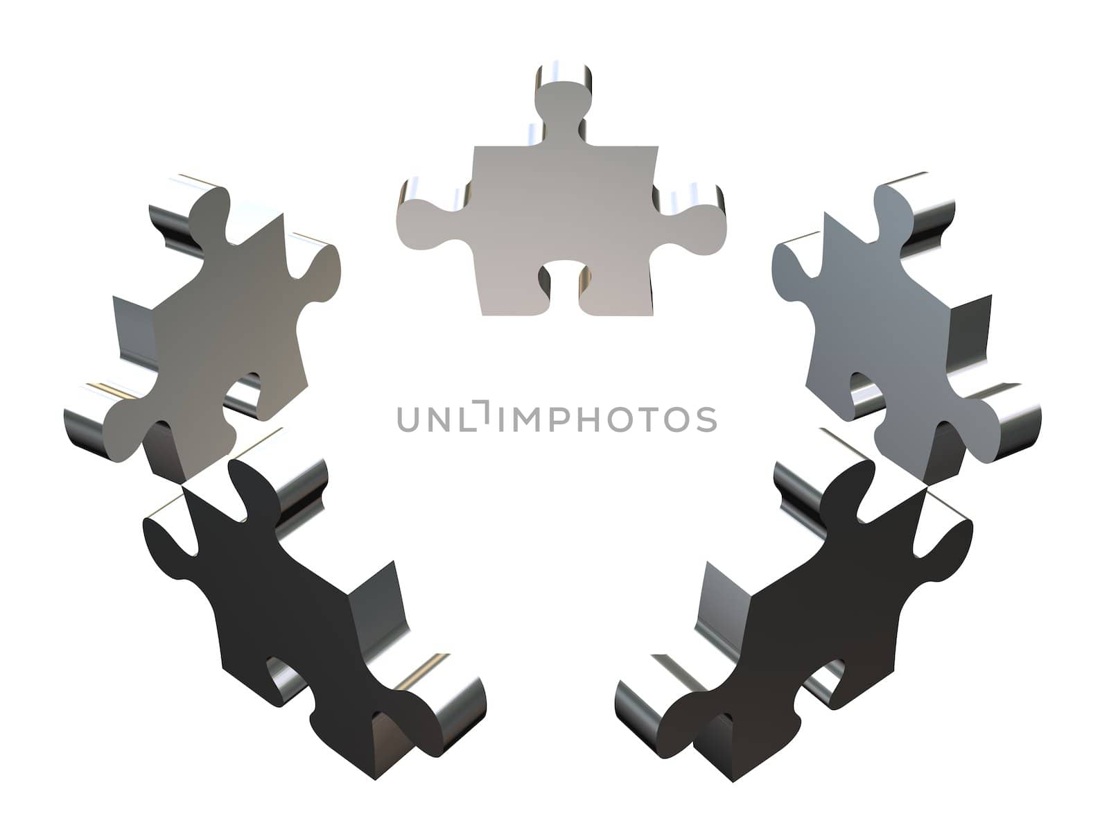 metaphoric puzzle pieces by hayaship