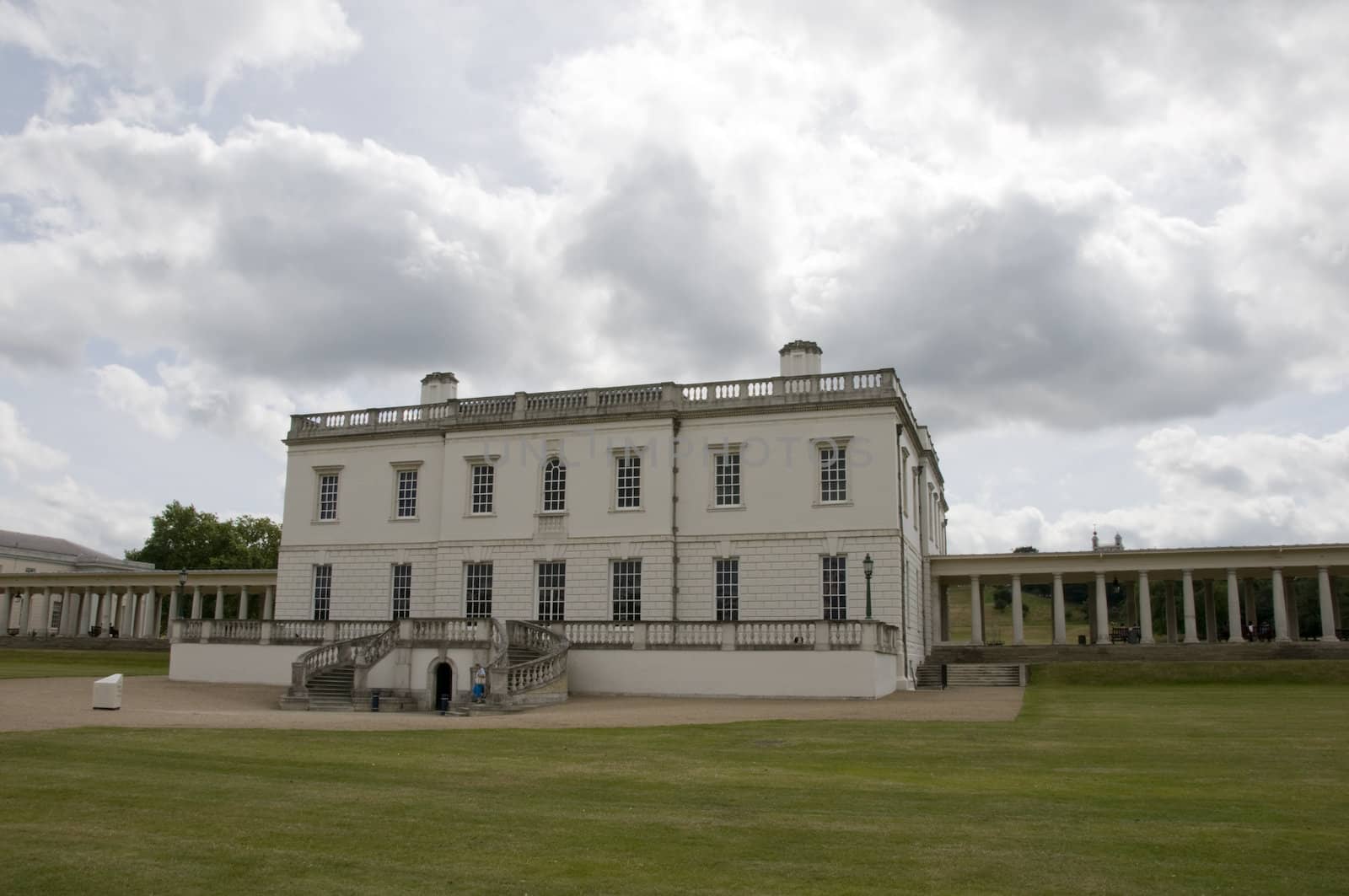 A big white building in london