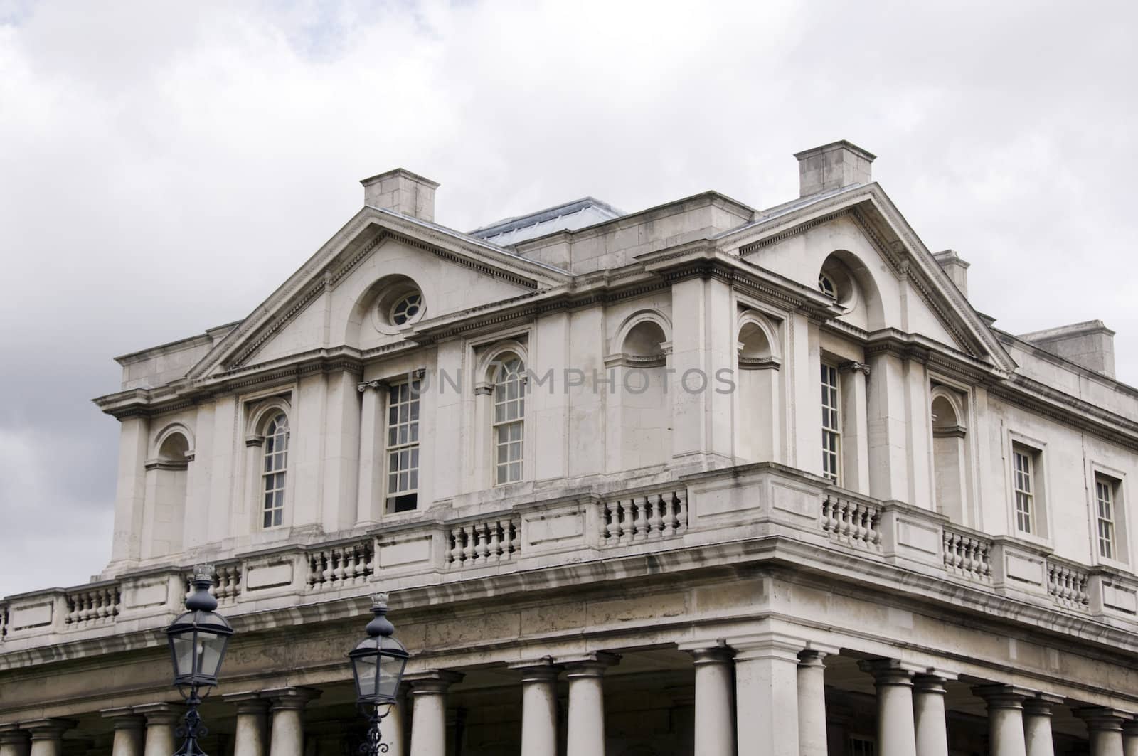 A big white building in london