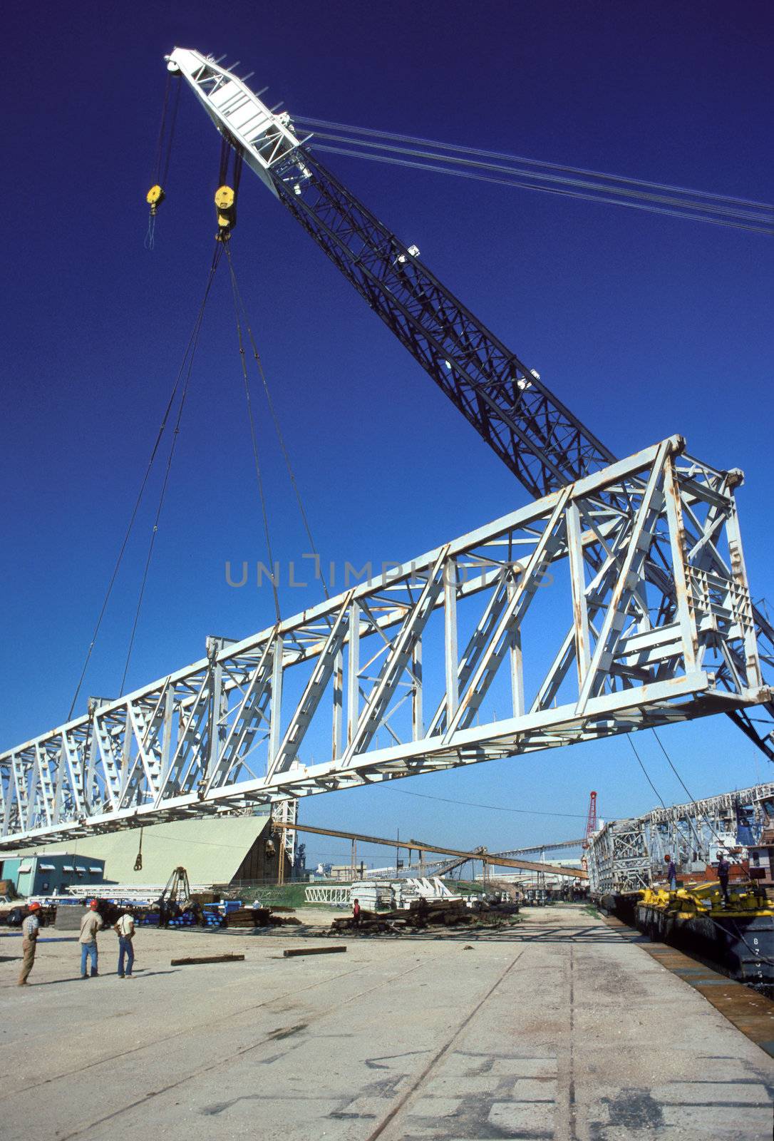 crane lifting metal support system or beam by hotflash2001