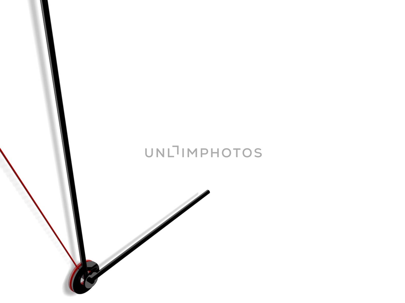 3d render of clock