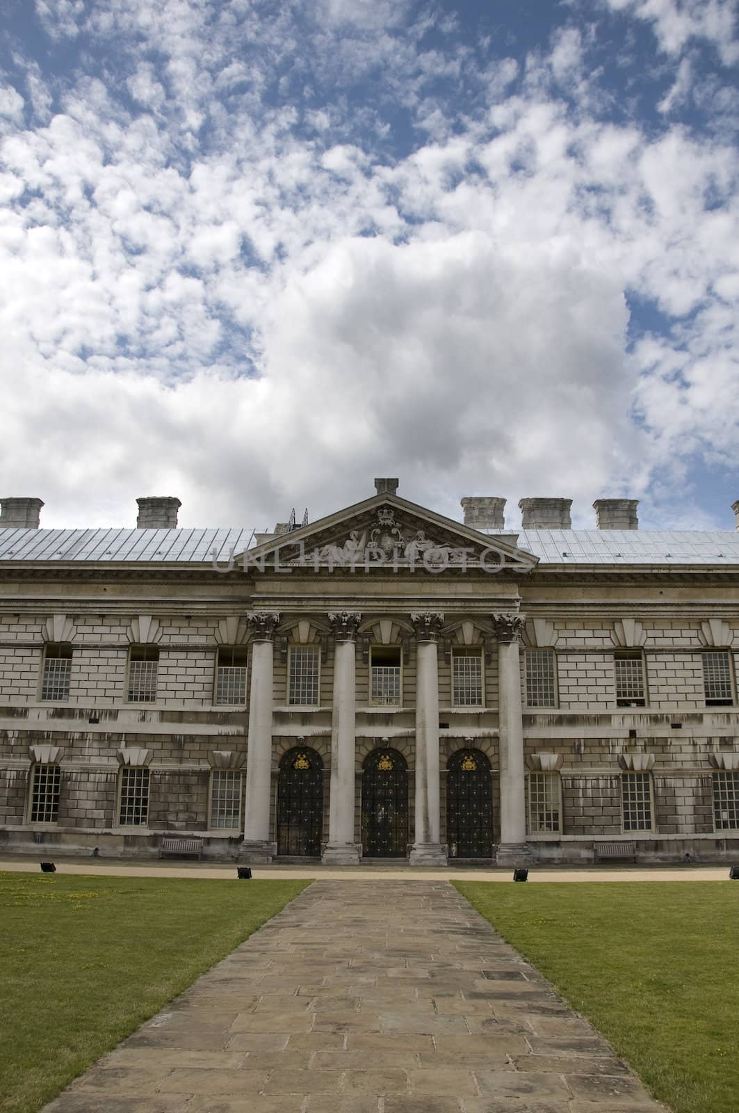 A big white building in london